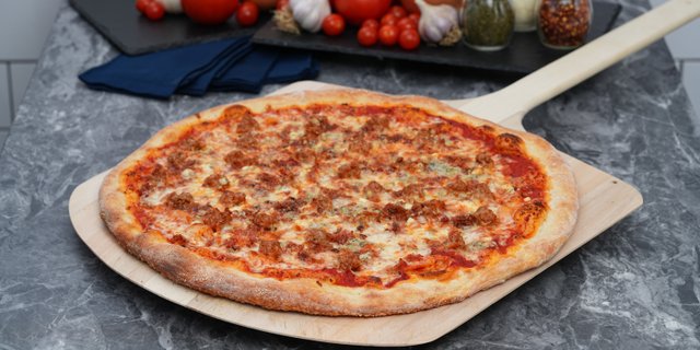 Sausage, Bacon & Blue