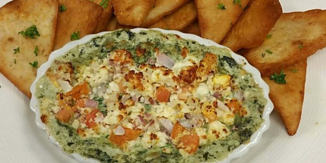 Spinach, Feta & Artichoke Dip