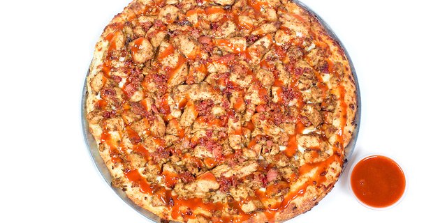 Malhi's Buffalo Ranch Chicken Pizza