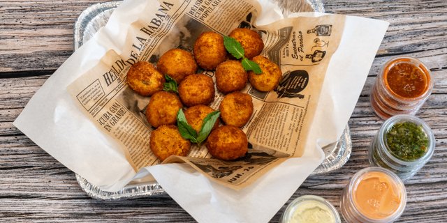 Stuffed Ground Beef Potato Balls