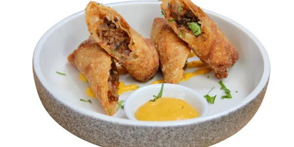 Lomo Saltado Spring Rolls