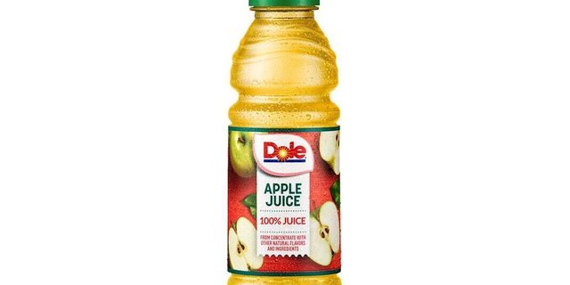 Dole 100% Apple Juice - 15.2oz Bottle