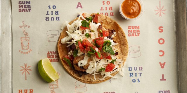 Pan-Seared Adobo Fish Taco