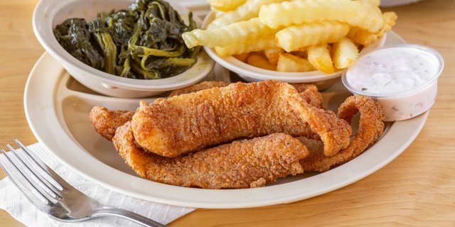 Fried Catfish & 3 Sides Plate
