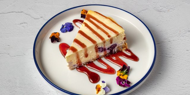 Homemade Blueberry Cheesecake