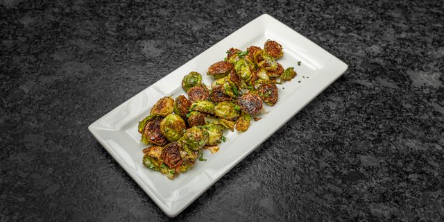 Roasted Honey Balsamic Brussel Sprouts