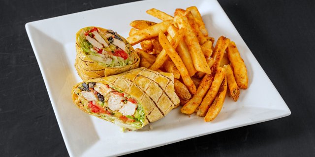 Caribbean Chicken Wrap