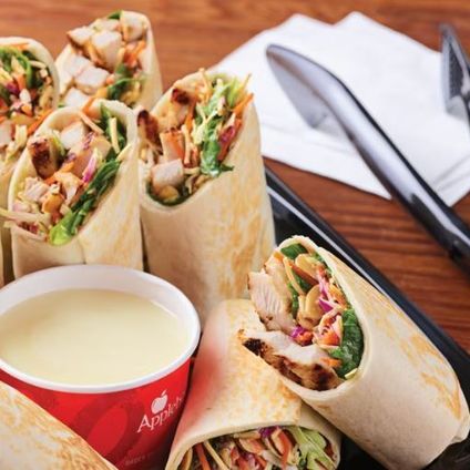Grilled Oriental Chicken Salad Wrap Tray