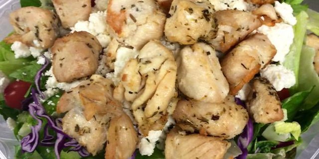 Chicken Kabob Salad