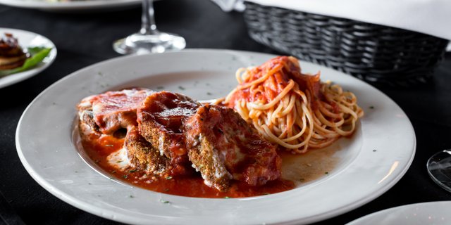Eggplant Parmigiana Tray