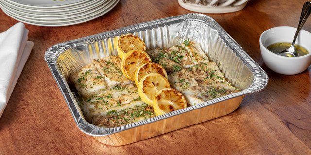 Merluzza Al Pesto Siciliano