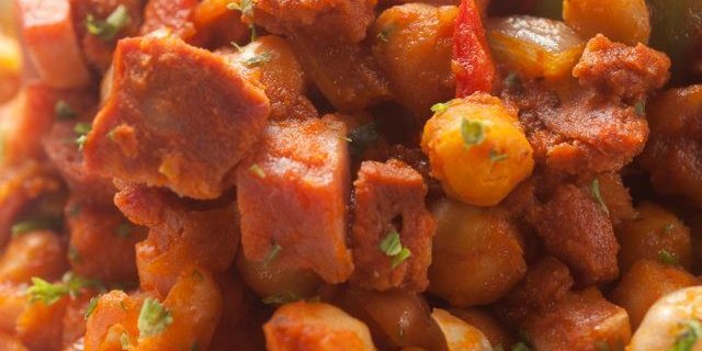 Garbanzos Salteado