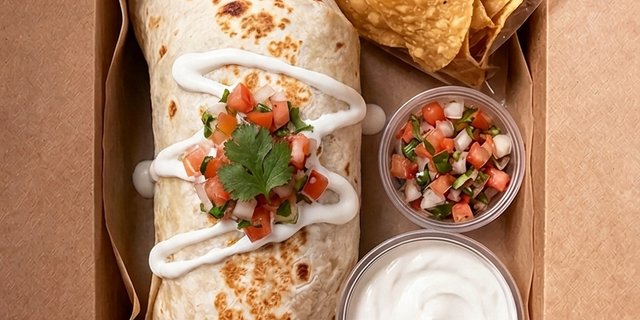 Poblano Burrito Boxed Lunch