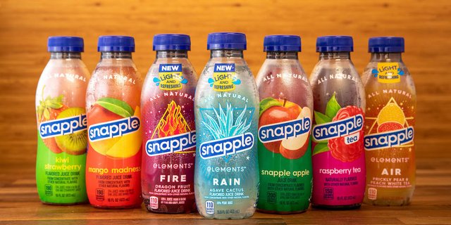 20 oz. Snapple Bottles