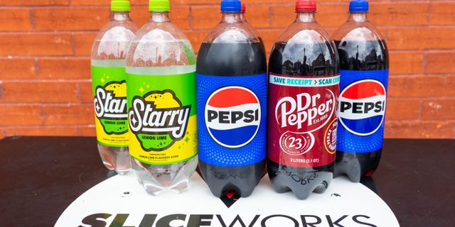 Assorted 2L Soda Bottles
