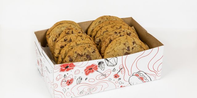 Box of Mini Chocolate Chip Cookies