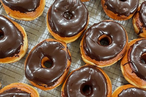 Belgian Dark Chocolate Donut by Union Square Donuts