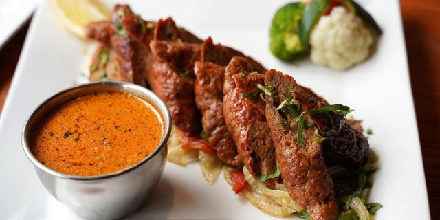 Seekh Kabob w/ Rice