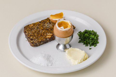 Six-Minute Egg, Butter & Chives Sandwich Tray