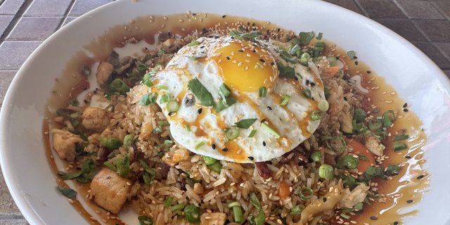 Bacon & Chicken Fried Rice