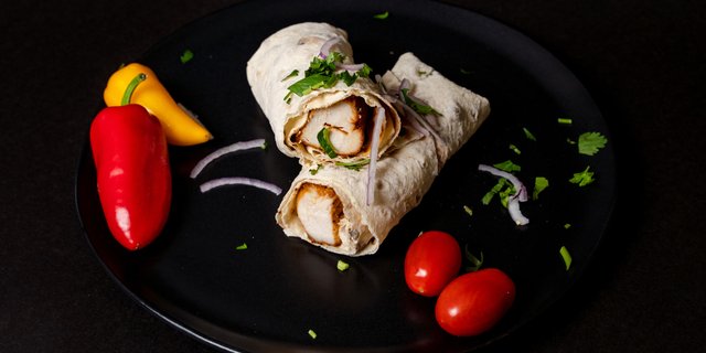 Chicken Breast Kebab Wrap