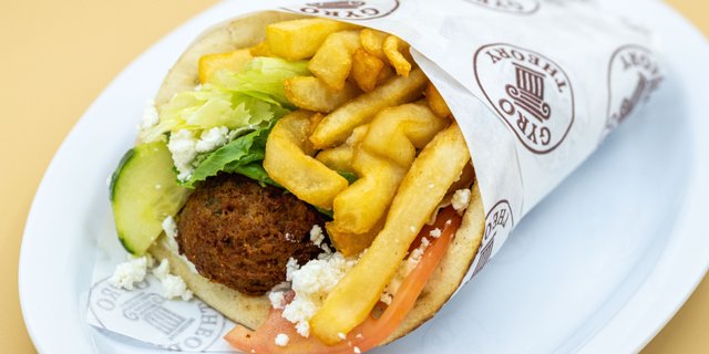 Falafel Pita Wrap