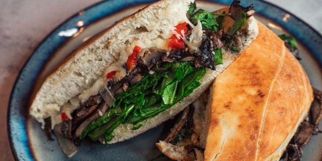 Portobello Mushroom Sandwich