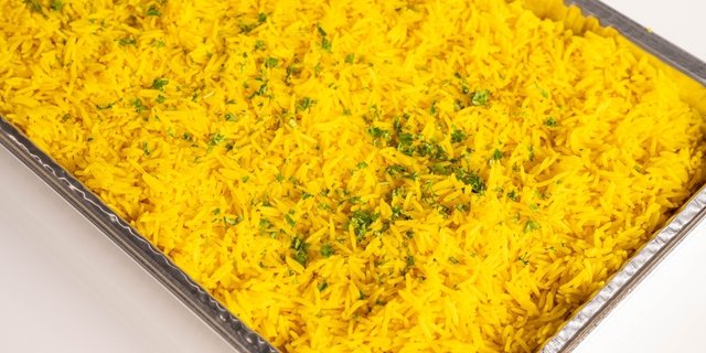 Full Tray - Yellow Basmati Rice