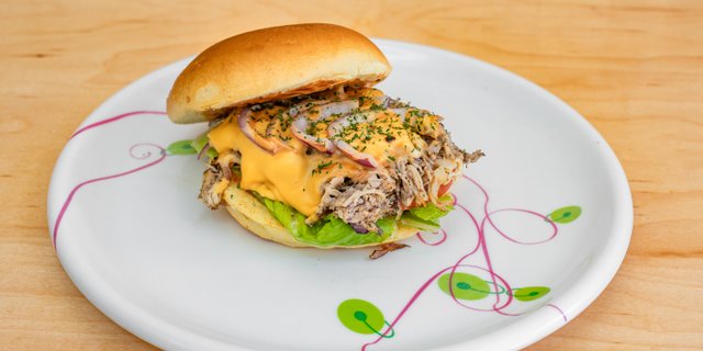 Jamaican Jerk Burger