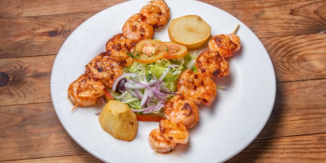 Anticucho de Camaron (Shrimp Kabobs)