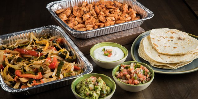 Chile-Lime Shrimp Fajitas