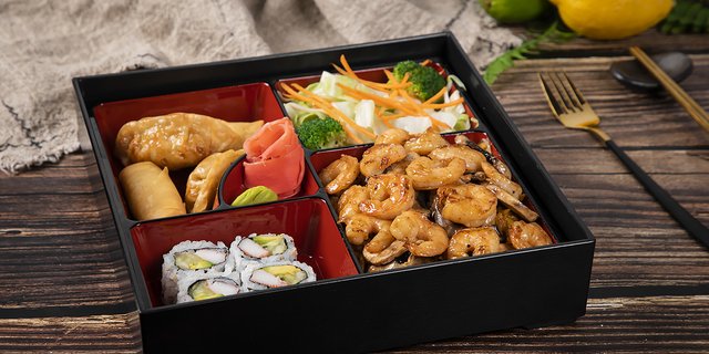 Shrimp Bento Box