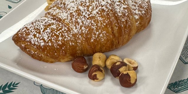Hazelnut-Filled Croissant