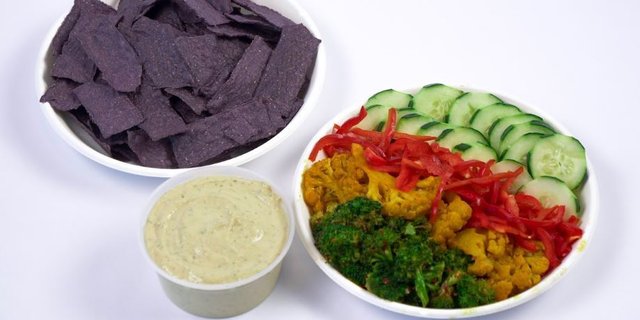 Chimichurri Hummus & Veggies