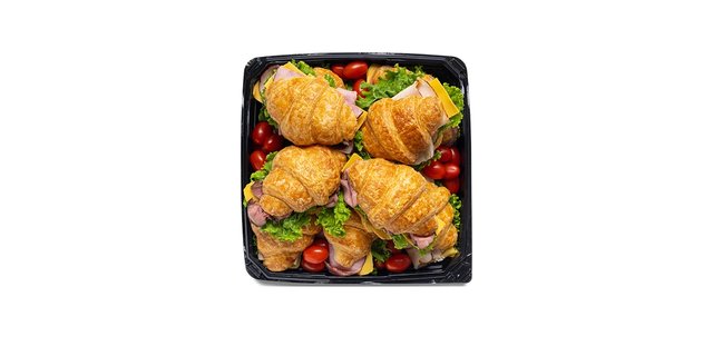 Mini Croissant Sandwich Snack Square