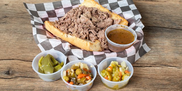 Custom Italian Beef Sandwich