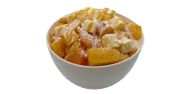 Mango Cheese Cube Shaved Ice
