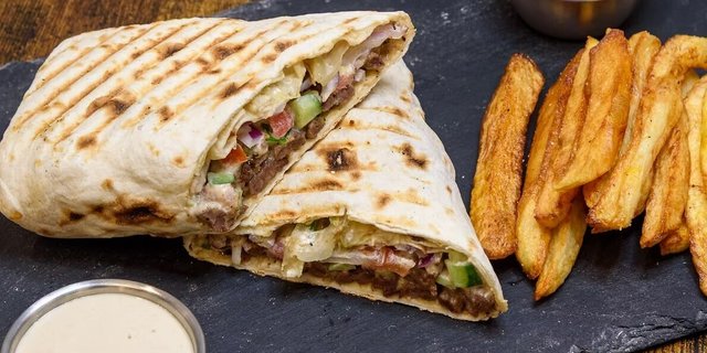 Beef Shawarma Wrap