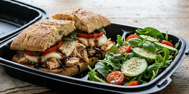 Chicken Caprese Sandwich Boxed Lunch