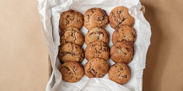 Tahini Chocolate Chip Sea Salt Cookie Tray