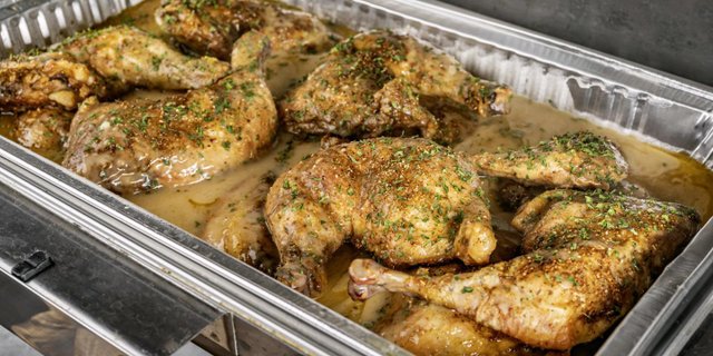 12 Smothered Leg Quarters