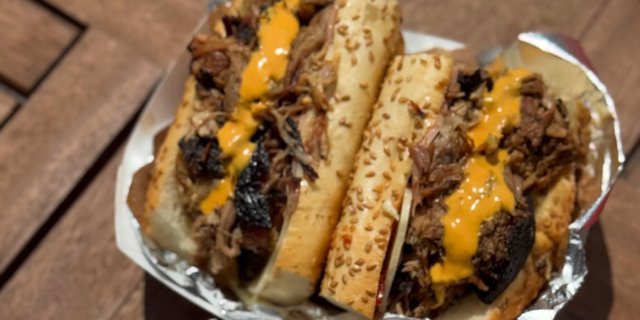Brisket Cheesesteak Sandwich