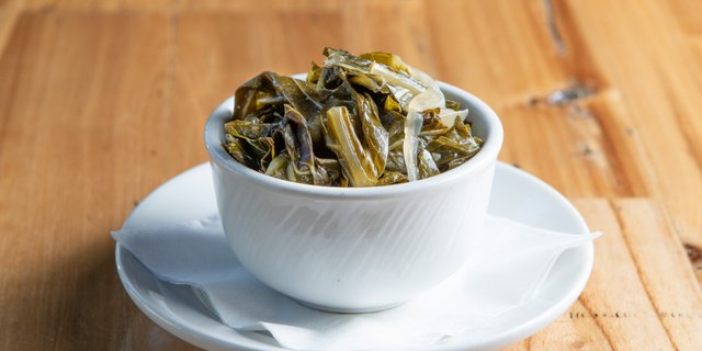 Cider-Braised Collard Greens