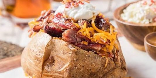 BBQ Stuffed Baked Potato