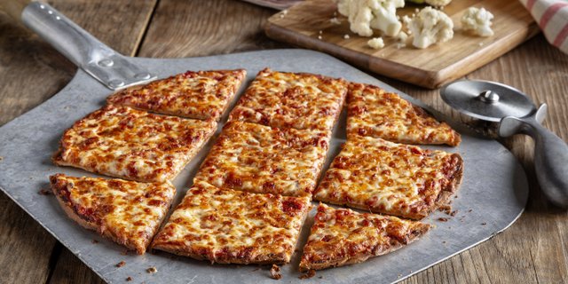 Cheese Please! Cauliflower Crust Pizza