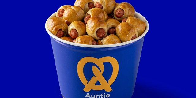 Mini Pretzel Dogs Bucket