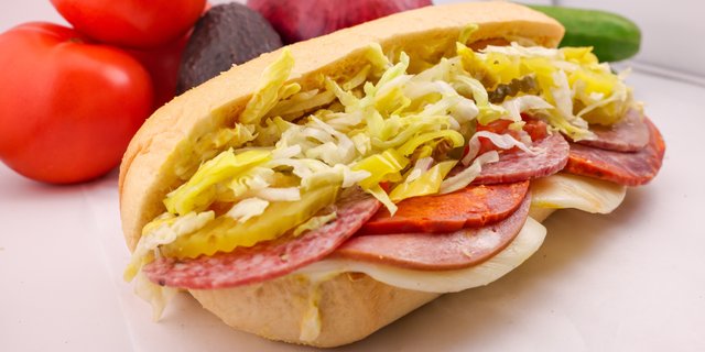 Italian Cold Cuts Sandwich
