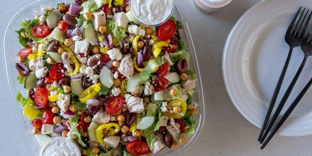 Small Loaded Greek Salad Platter