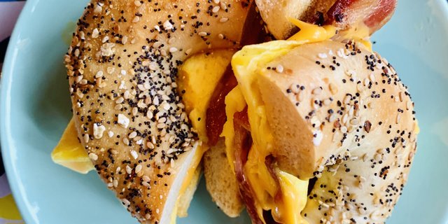 The BEC Bagel Sandwich