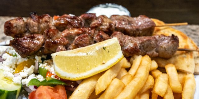 Pork Souvlaki Dinner